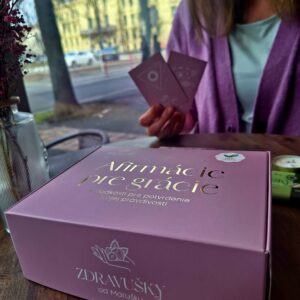 Darčeková krabička. Afirmácie pre grácie – pretože každá z nás si zaslúži dotyk radosti