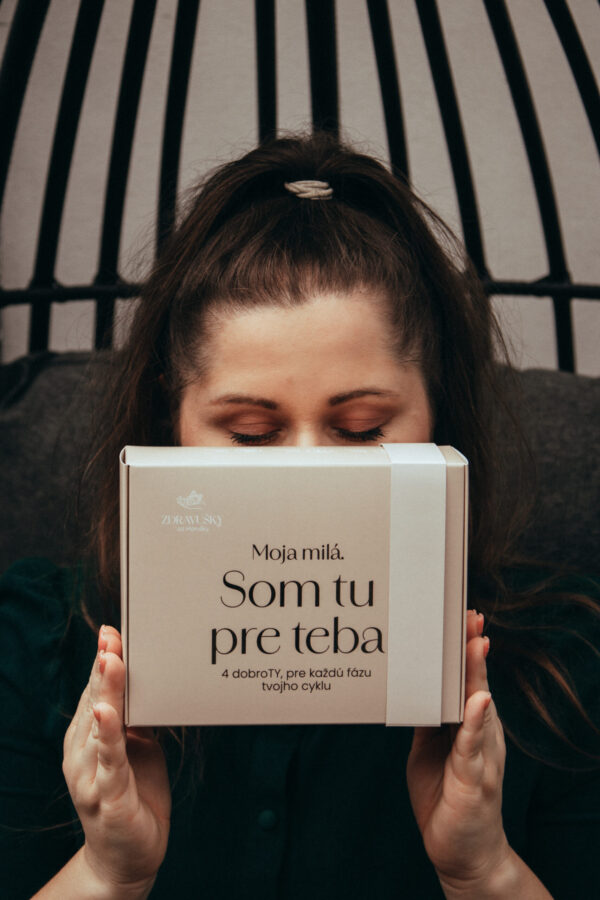 Darčeková krabička. Moja milá som tu pre teba – 4 dobroTY pre potvrdenie tvojej cyklickosti.